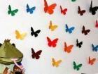 Бабочки из бумаги на стену своими руками: подробные мастер-классы с шаблонами